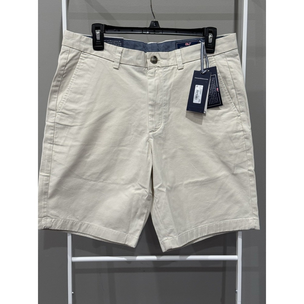 VINEYARD VINES MENS 9" BREAKER SHORTS KHAKI 32 NWT Quiet Luxury Old Money Preppy